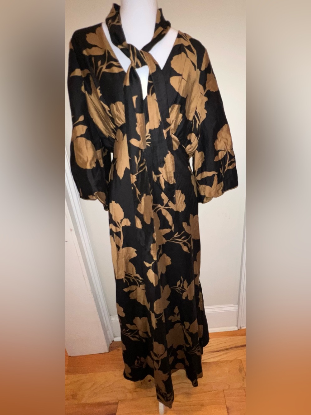 A New Day Tie Neck Maci Dress. New With Tag. Size: S. Asking: $39.